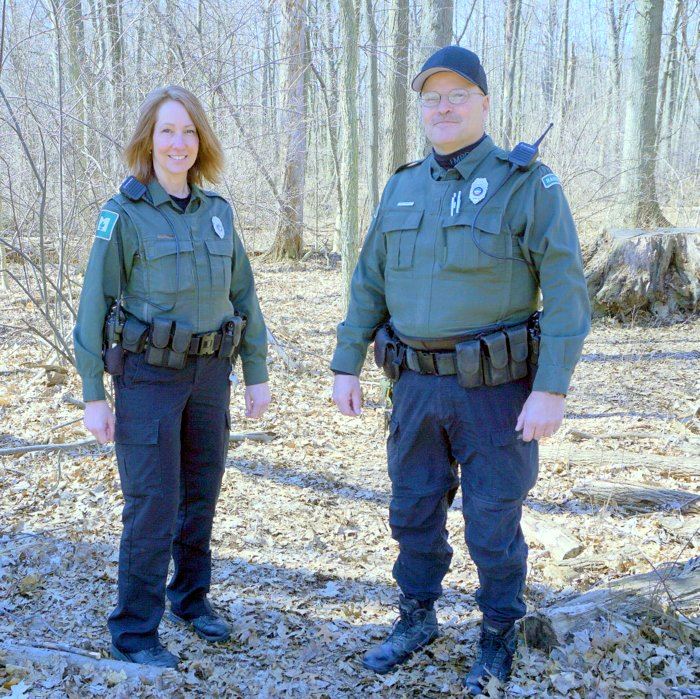 park ranger and teen