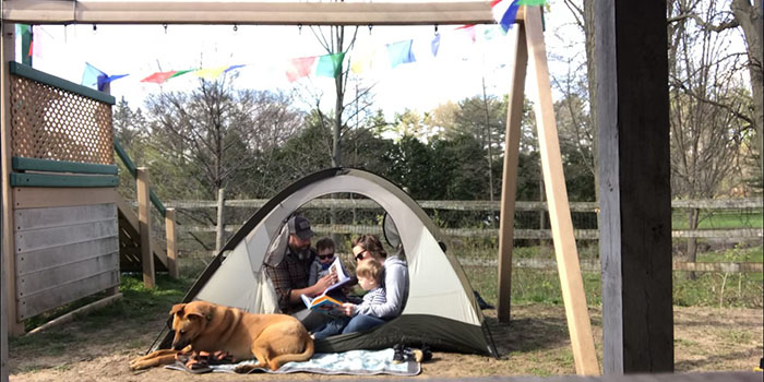 Tent camping hotsell with toddlers