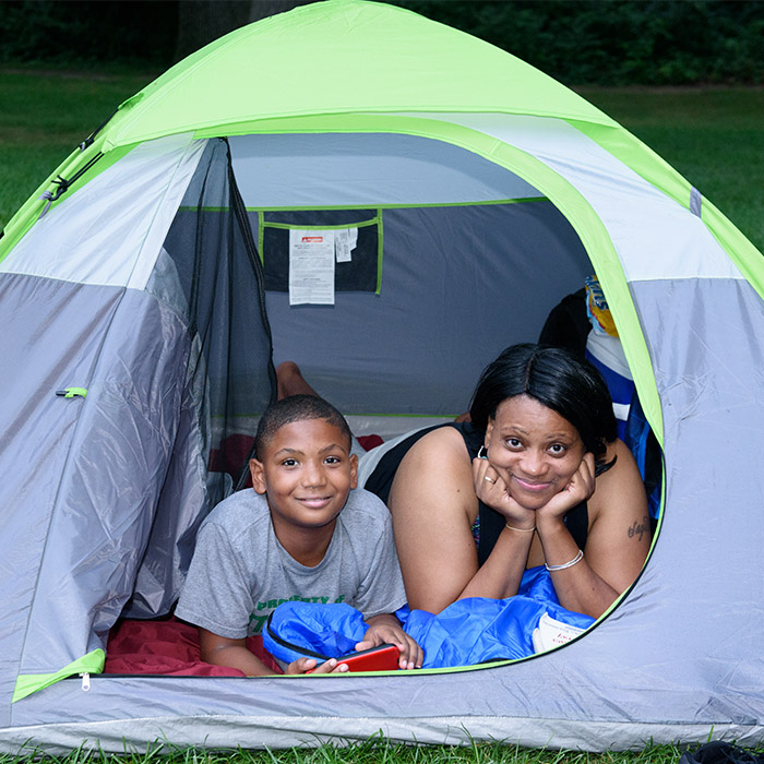 Remember the excitement of your first backyard campout? Metroparks has several options for you and your family to camp in the Metroparks. We have tent campsites, cabins and the Cannaley Treehouse Village.
