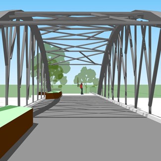 Bridge Will Connect Riverfront Parks