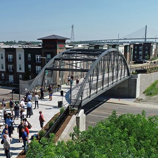 New Bridge Links Parks and People on Future Riverwalk