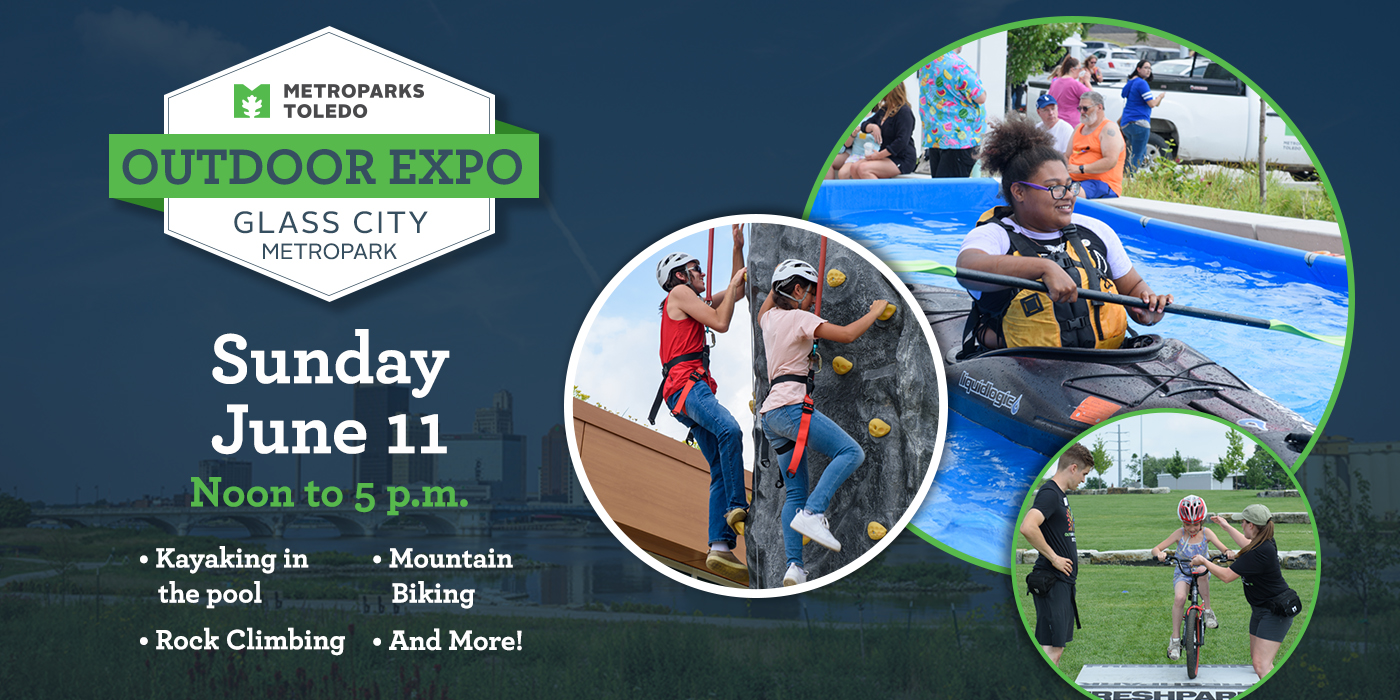 Metroparks is for everyone and Outdoor Expo invites the community to try kayaking, rock climbing, mountain biking, Kids Zone and much more.