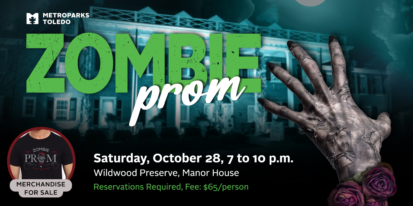 t's going to be a frightfully-fun evening. Participants are encouraged to attend in costume. Zombie Prom will include morbid history trivia, adult beverages from Premier Pour Bartending, tarot card readings, music, food trucks and more. Event is on Saturday, October 28, 7 to 10 p.m., Registration Required.